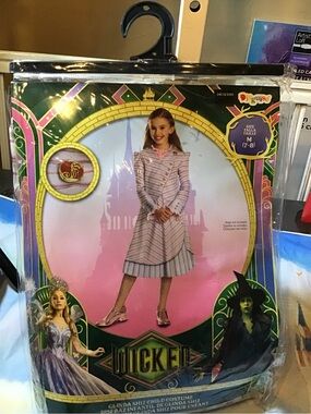 Wicked Glinda shiz child costume girls size medium 7/8-New